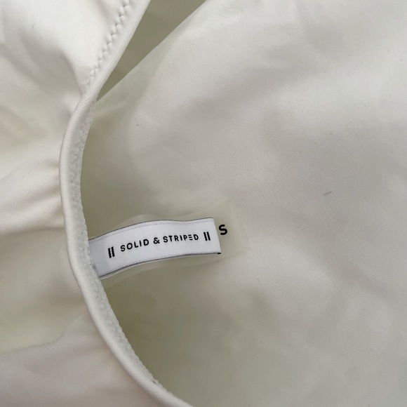 SOLID & STRIPED White Jennifer Ring One Piece Bathing Suit NWOT - Picture 7 of 10